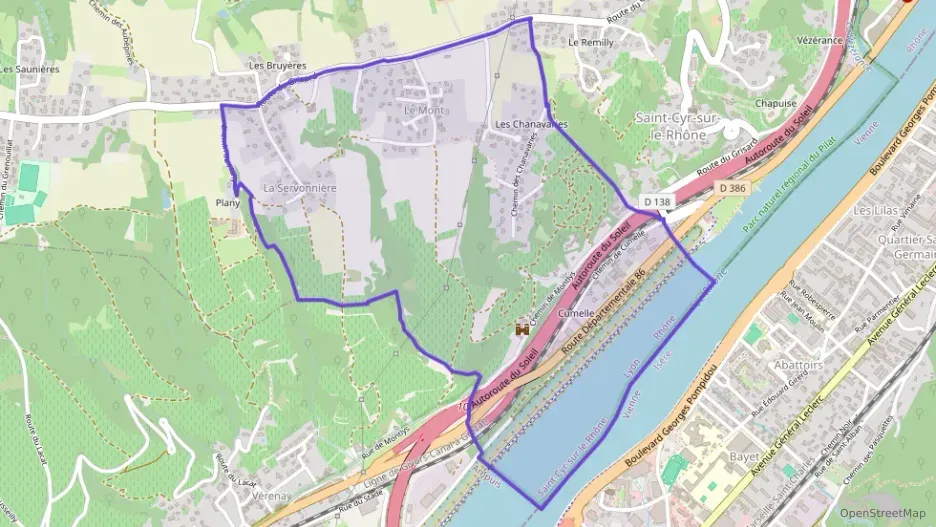 Appartement 107 m² quatre pièces à vendre à Saint-Cyr-sur-le-Rhône