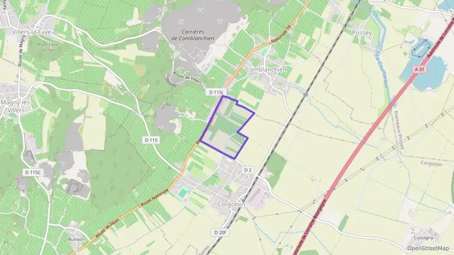 Appartement 82 m² quatre pièces à vendre à Corgoloin Appartement 82 m² quatre pièces à vendre à Corgoloin