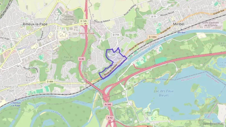 Appartement 56 m² deux pieces à vendre à Neyron Appartement 56 m² deux pieces à vendre à Neyron