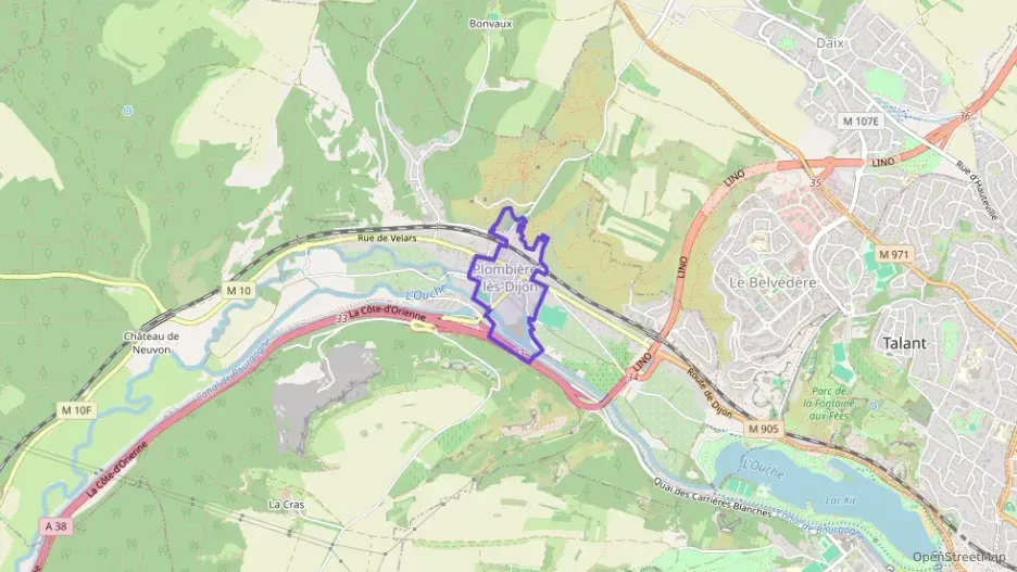 Appartement 53 m² deux pieces à vendre à Plombières-lès-Dijon