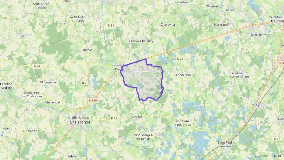 Appartement 59 m² deux pieces à vendre à Neuville-les-Dames