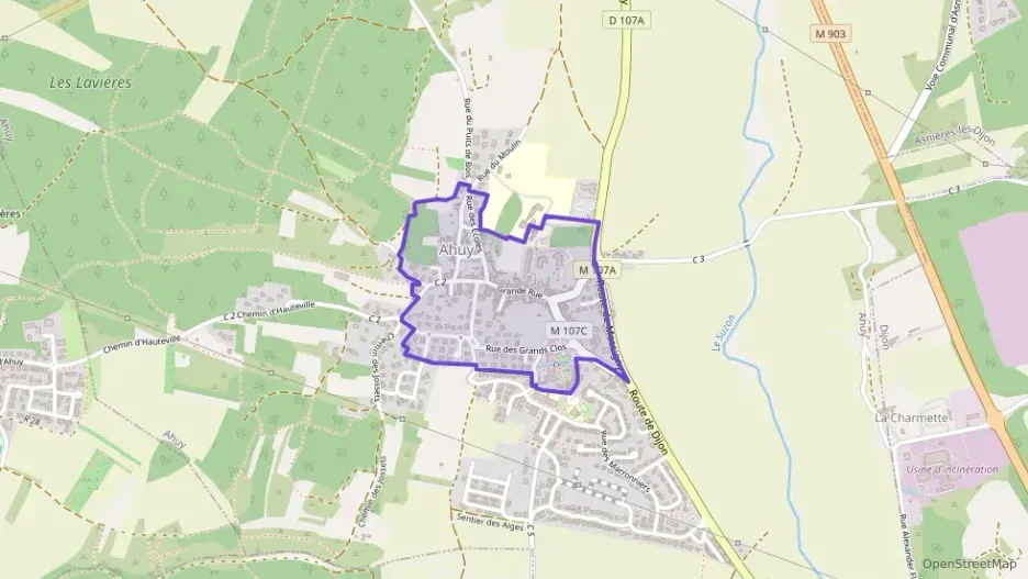 Appartement 79 m² quatre pièces à vendre à Ahuy Appartement 79 m² quatre pièces à vendre à Ahuy