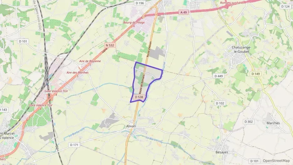 Appartement 60 m² deux pieces à vendre à Alixan