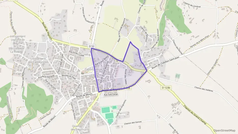 Appartement 50 m² deux pieces à vendre à Génissieux