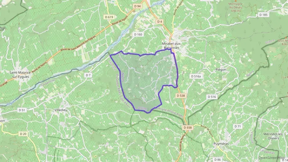 Appartement 94 m² trois pièces à vendre à Mirabel-aux-Baronnies