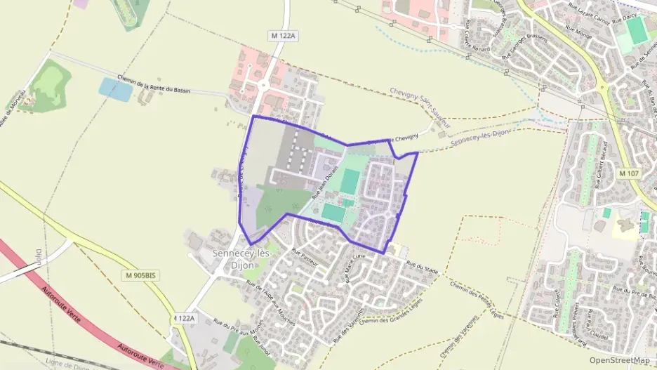 Appartement 45 m² deux pieces à vendre à Sennecey-lès-Dijon