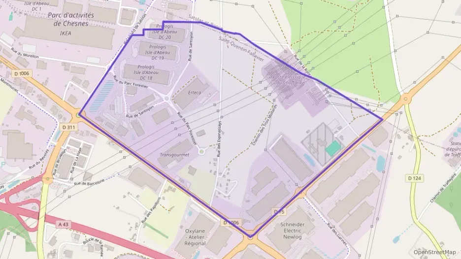 Appartement 59 m² trois pièces à vendre à Saint-Quentin-Fallavier