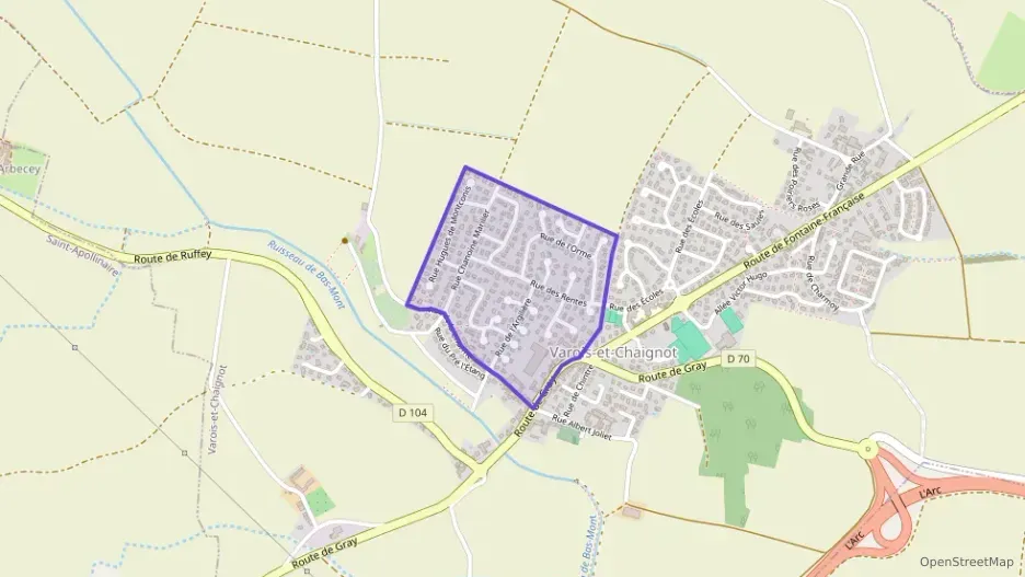 Appartement 90 m² quatre pièces à vendre à Varois-et-Chaignot