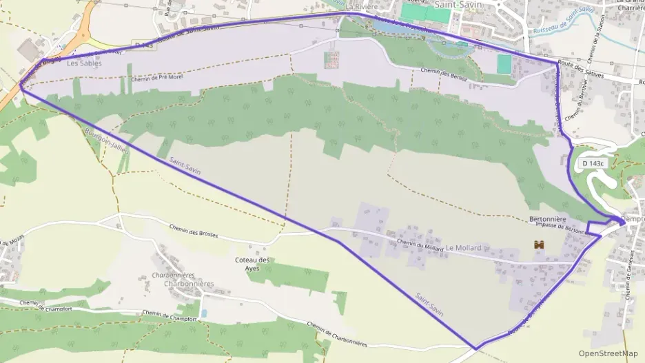 Appartement 39 m² trois pièces à vendre à Saint-Savin