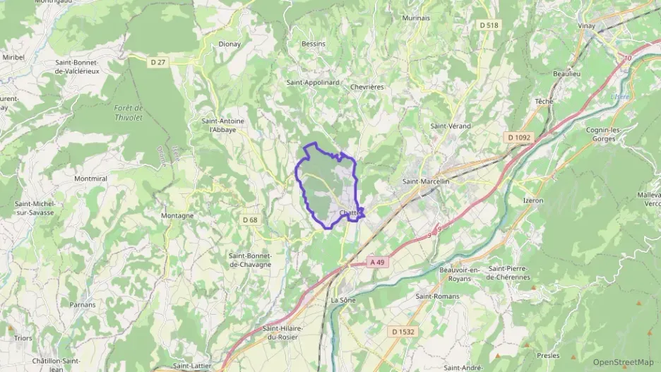 Appartement 46 m² une piece à vendre à Chatte