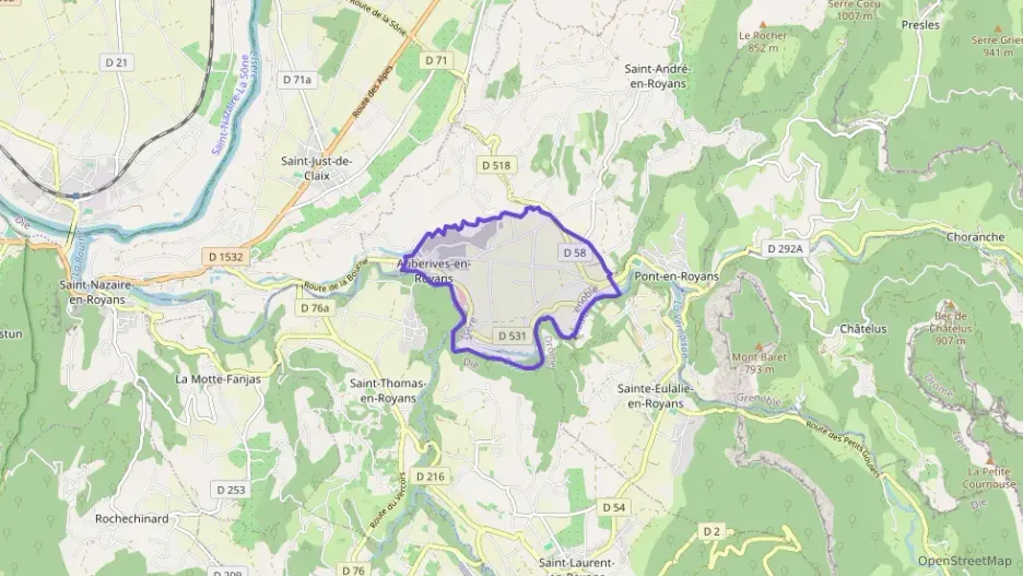 Appartement 55 m² deux pieces à vendre à Auberives-en-Royans
