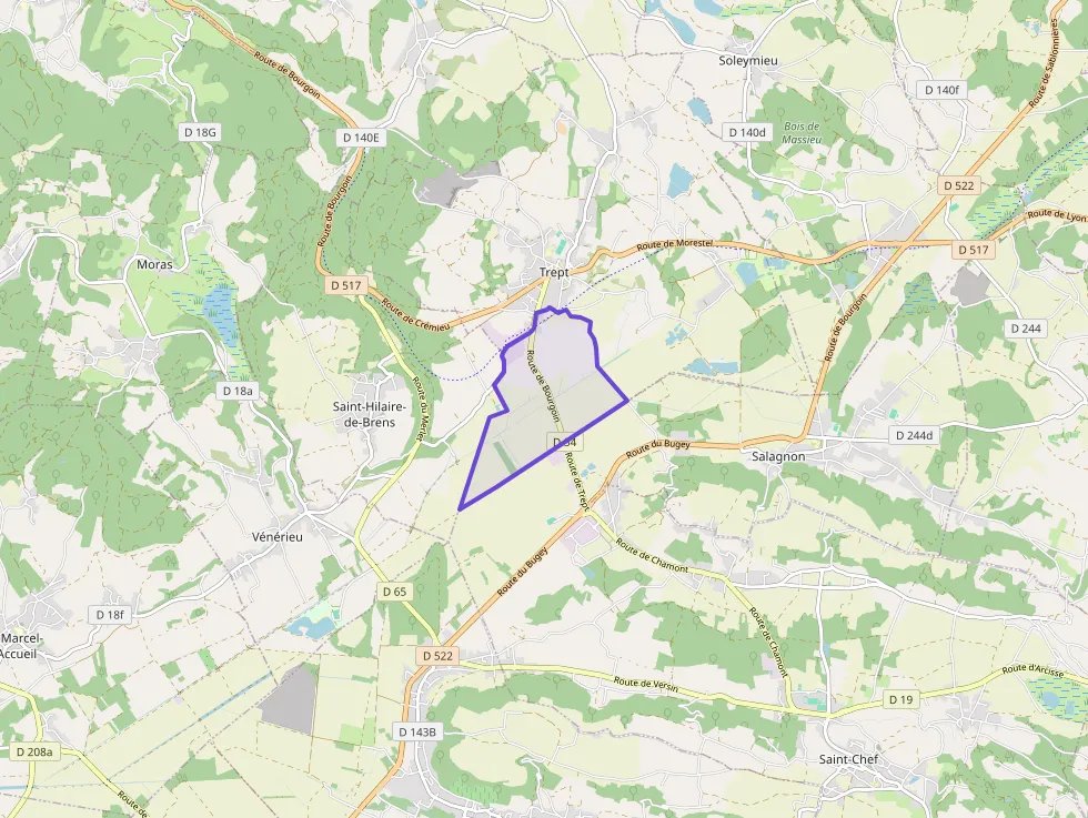 Appartement 80 m² trois pièces à vendre à Trept