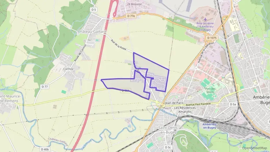 Appartement 60 m² trois pièces à vendre à Château-Gaillard