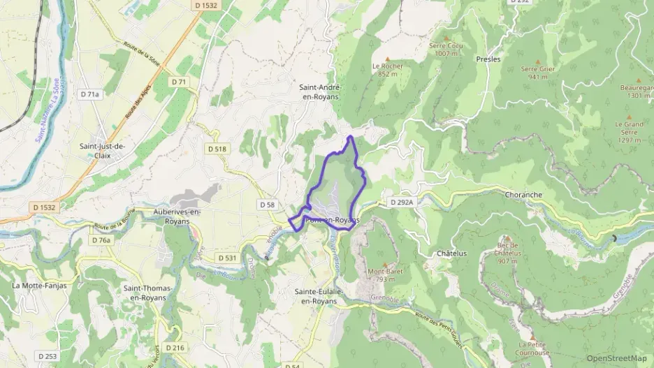 Appartement 60 m² trois pièces à vendre à Pont-en-Royans