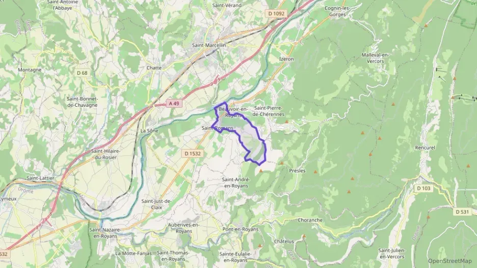 Appartement 83 m² quatre pièces à vendre à Saint-Romans Appartement 83 m² quatre pièces à vendre à Saint-Romans