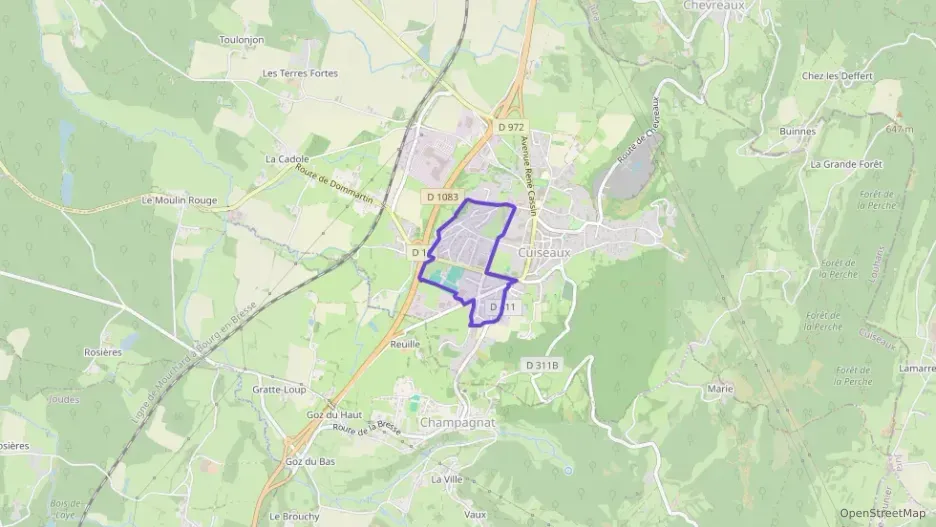 Appartement 77 m² trois pièces à vendre à Cuiseaux Appartement 77 m² trois pièces à vendre à Cuiseaux