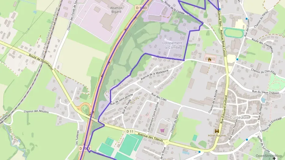 Appartement 82 m² trois pièces à vendre à Cuiseaux Appartement 82 m² trois pièces à vendre à Cuiseaux