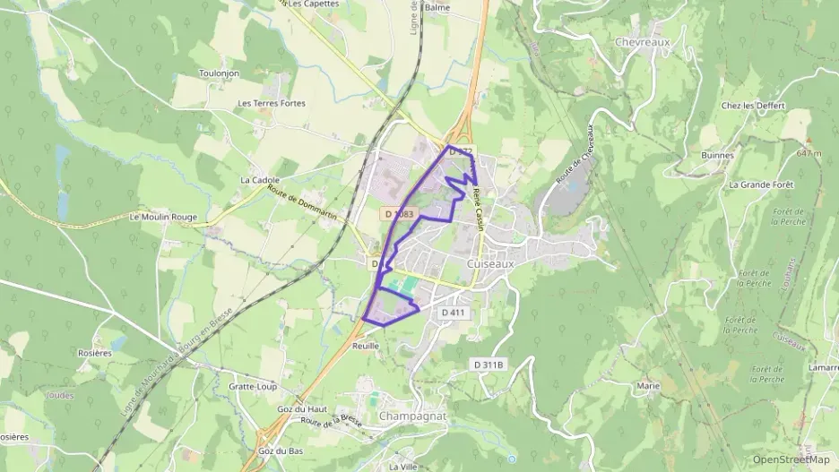 Appartement 82 m² trois pièces à vendre à Cuiseaux Appartement 82 m² trois pièces à vendre à Cuiseaux