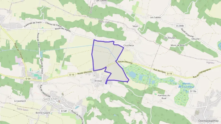 Appartement 78 m² cinq pièces à vendre à Saint-Chef Appartement 78 m² cinq pièces à vendre à Saint-Chef