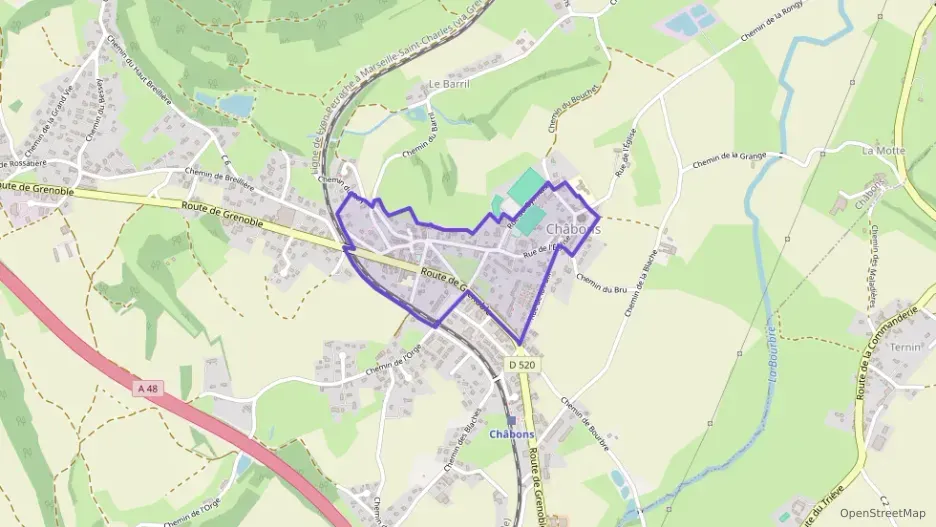 Appartement 44 m² trois pièces à vendre à Châbons