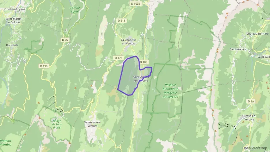 Appartement 31 m² deux pieces à vendre à Saint-Agnan-en-Vercors