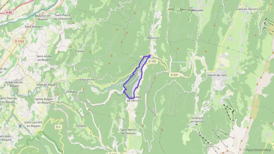 Appartement 57 m² trois pièces à vendre à Saint-Julien-en-Vercors