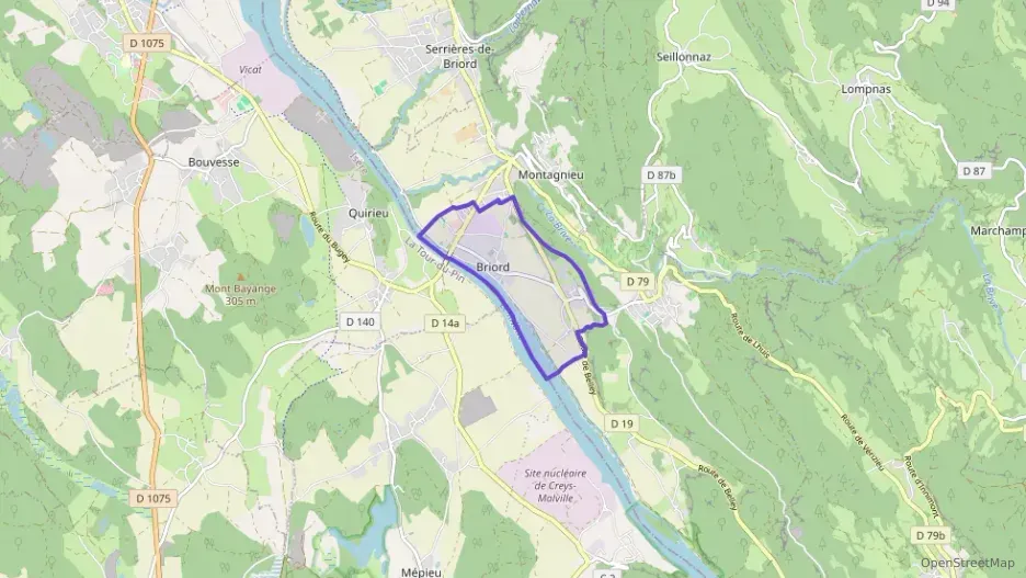 Appartement 61 m² trois pièces à vendre à Briord