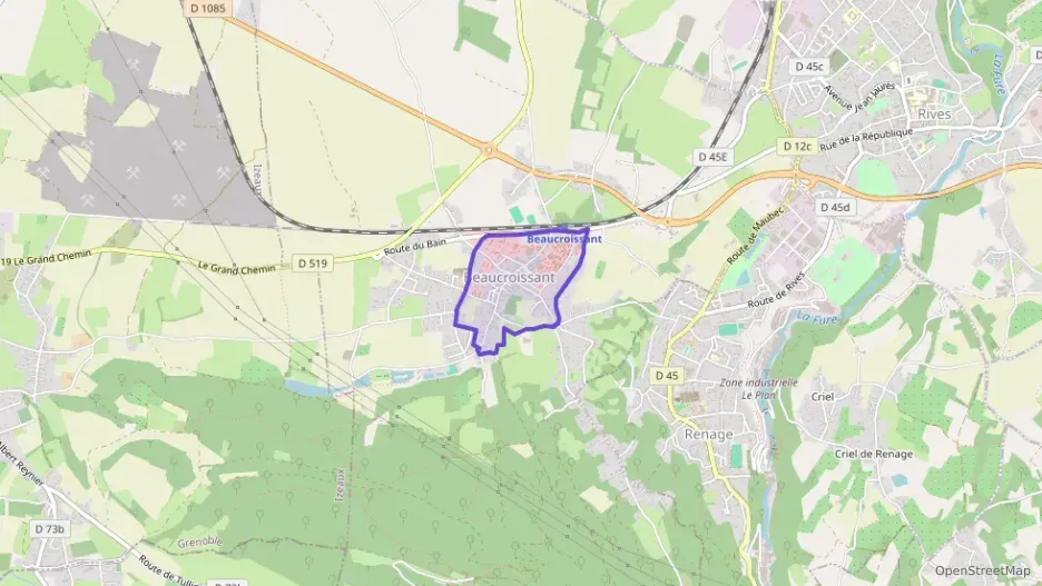 Appartement 65 m² quatre pièces à vendre à Beaucroissant Appartement 65 m² quatre pièces à vendre à Beaucroissant