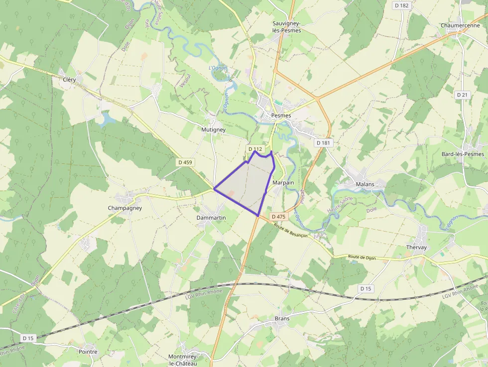 Appartement 50 m² deux pieces à vendre à Dammartin-Marpain