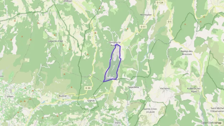 Appartement 49 m² deux pieces à vendre à Simiane-la-Rotonde