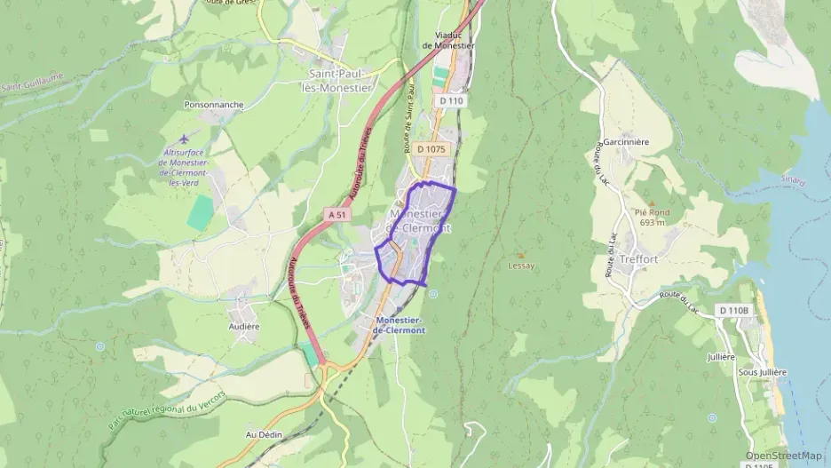 Appartement 55 m² trois pièces à vendre à Monestier-de-Clermont Appartement 55 m² trois pièces à vendre à Monestier-de-Clermont
