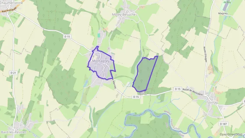 Appartement 59 m² deux pieces à vendre à Montagney