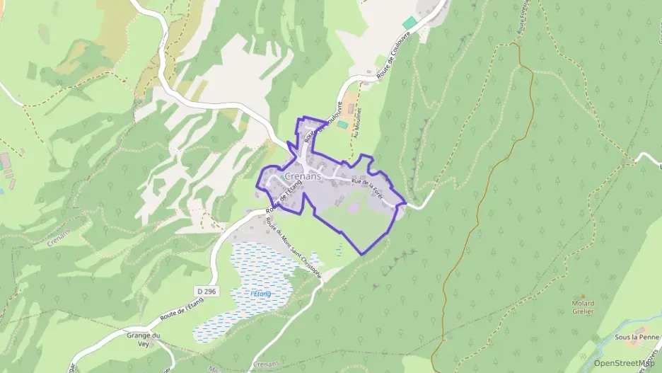 Appartement 135 m² cinq pièces à vendre à Crenans Appartement 135 m² cinq pièces à vendre à Crenans