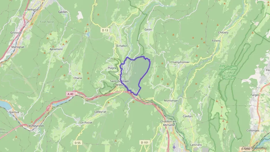 Appartement 50 m² deux pieces à vendre à Saint-Germain-de-Joux Appartement 50 m² deux pieces à vendre à Saint-Germain-de-Joux