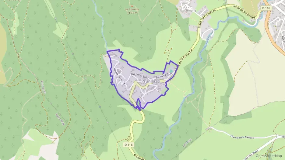 Appartement 55 m² trois pièces à vendre à Prunières Appartement 55 m² trois pièces à vendre à Prunières