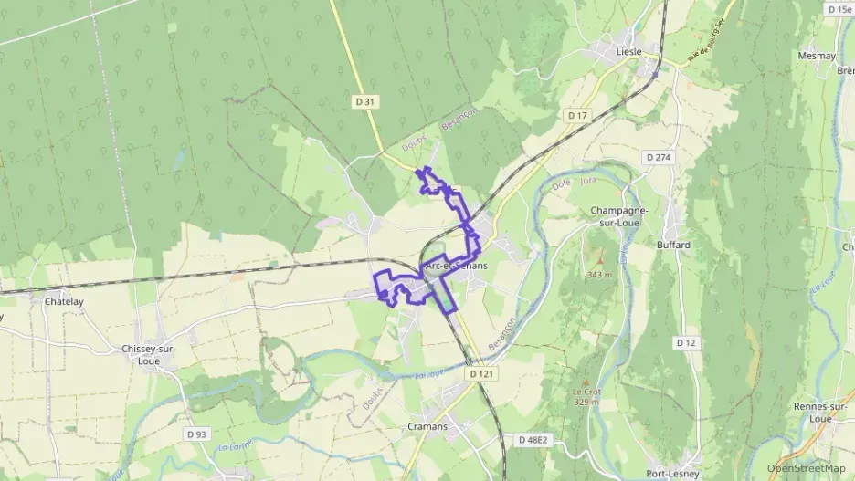 Appartement 45 m² deux pieces à vendre à Arc-et-Senans Appartement 45 m² deux pieces à vendre à Arc-et-Senans
