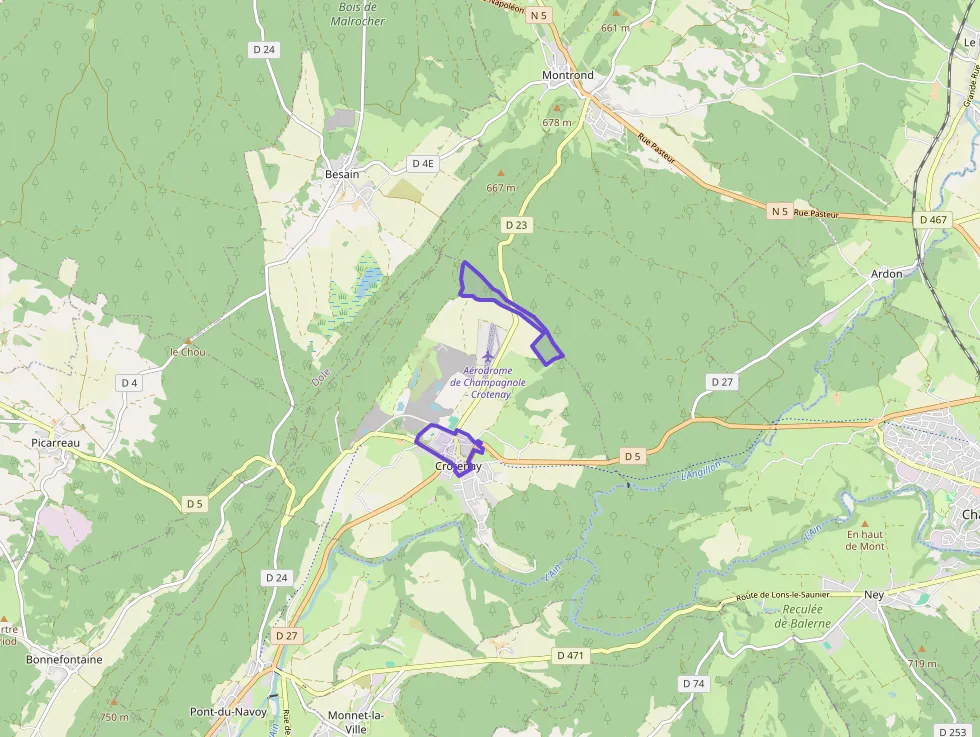 Appartement 64 m² trois pièces à vendre à Crotenay