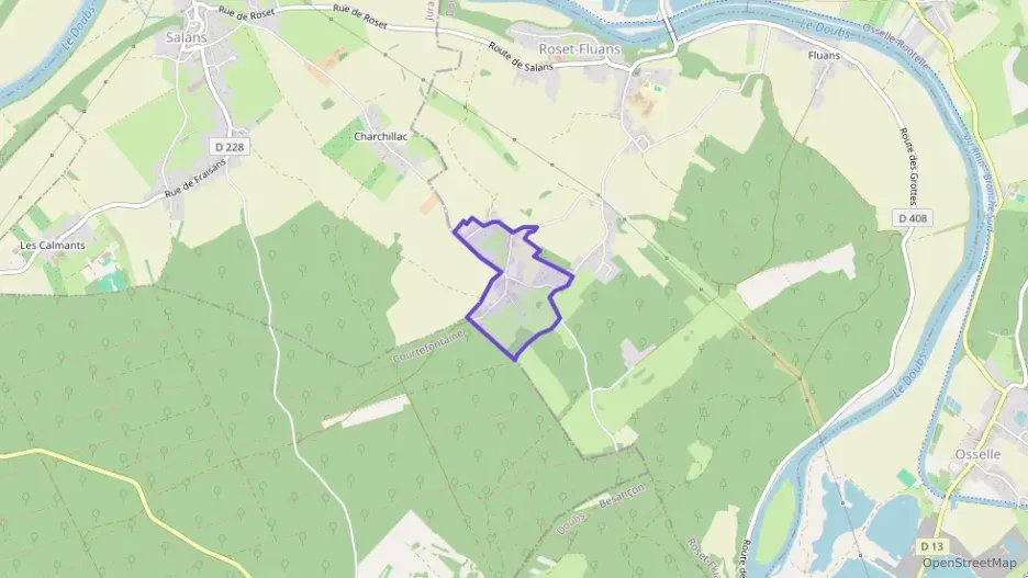 Appartement 50 m² une piece à vendre à Roset-Fluans Appartement 50 m² une piece à vendre à Roset-Fluans