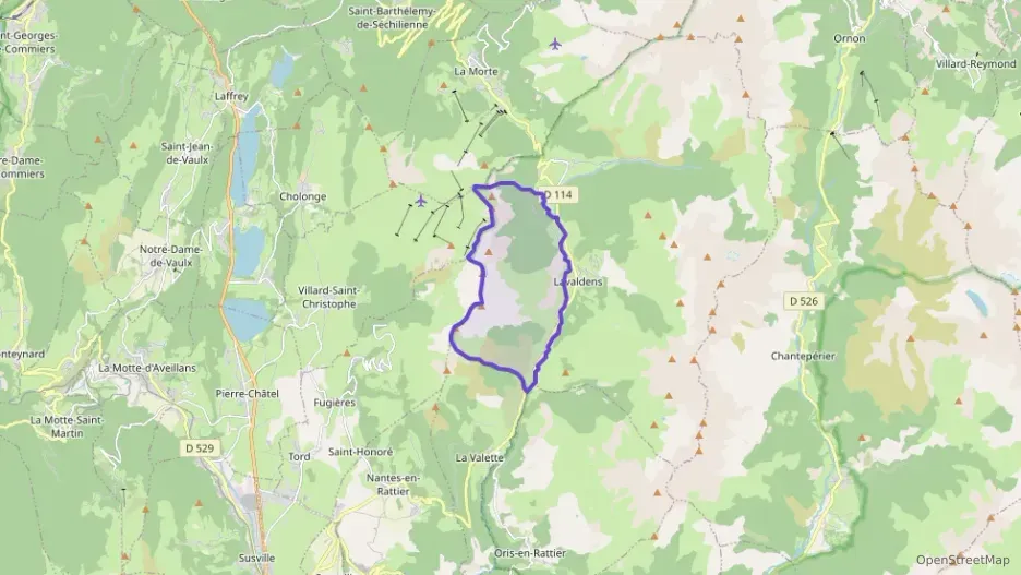 Appartement 70 m² trois pièces à vendre à Lavaldens Appartement 70 m² trois pièces à vendre à Lavaldens