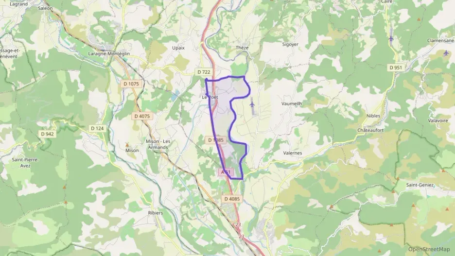 Appartement 46 m² deux pieces à vendre à Le Poët Appartement 46 m² deux pieces à vendre à Le Poët