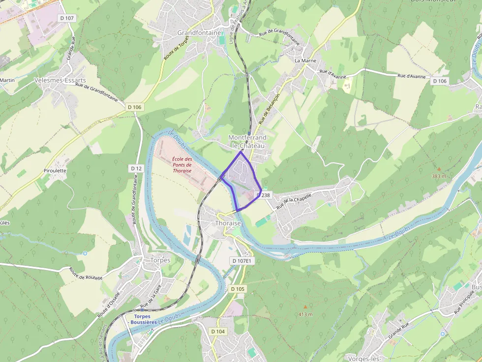 Appartement 74 m² deux pieces à vendre à Montferrand-le-Château