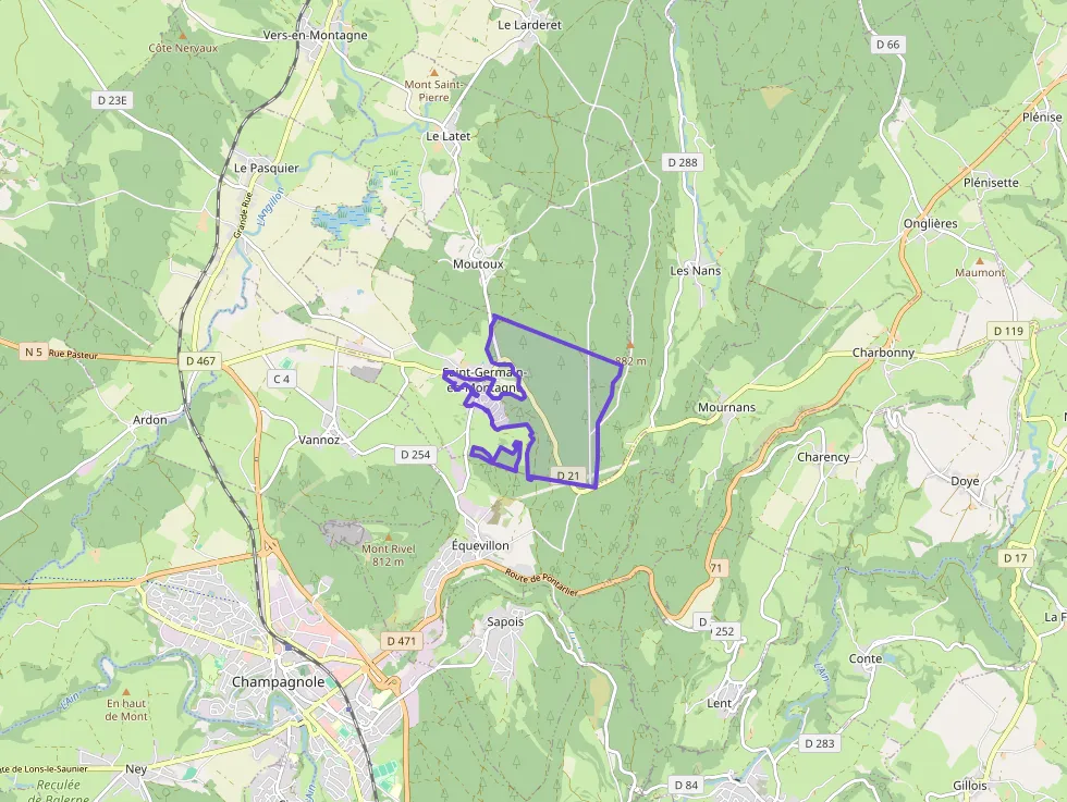 Appartement 97 m² quatre pièces à vendre à Saint-Germain-en-Montagne