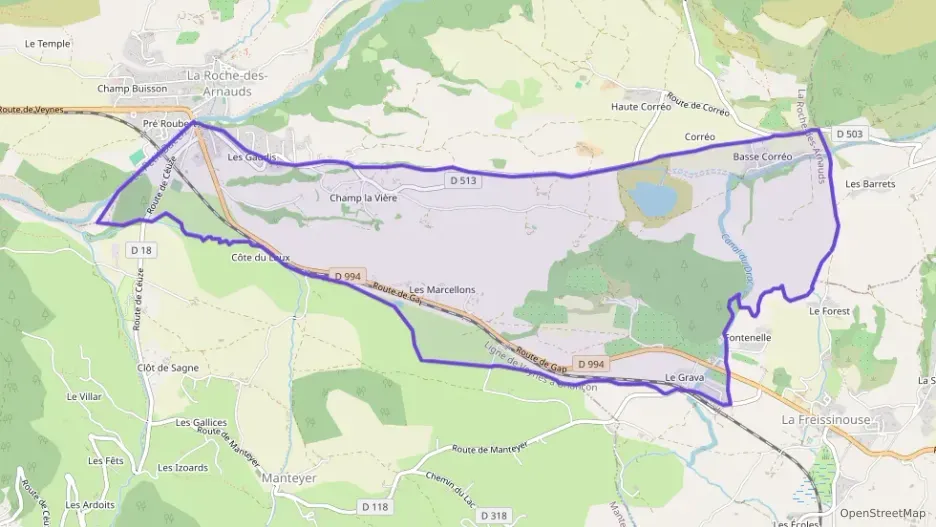 Appartement 60 m² trois pièces à vendre à La Roche-des-Arnauds Appartement 60 m² trois pièces à vendre à La Roche-des-Arnauds