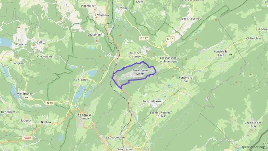 Appartement 71 m² trois pièces à vendre à Entre-deux-Monts Appartement 71 m² trois pièces à vendre à Entre-deux-Monts