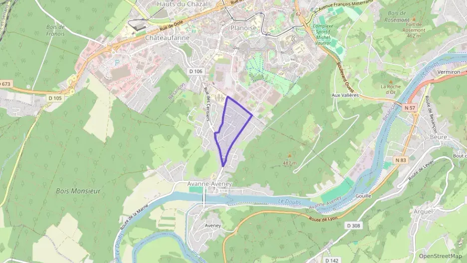 Appartement 69 m² trois pièces à vendre à Avanne-Aveney