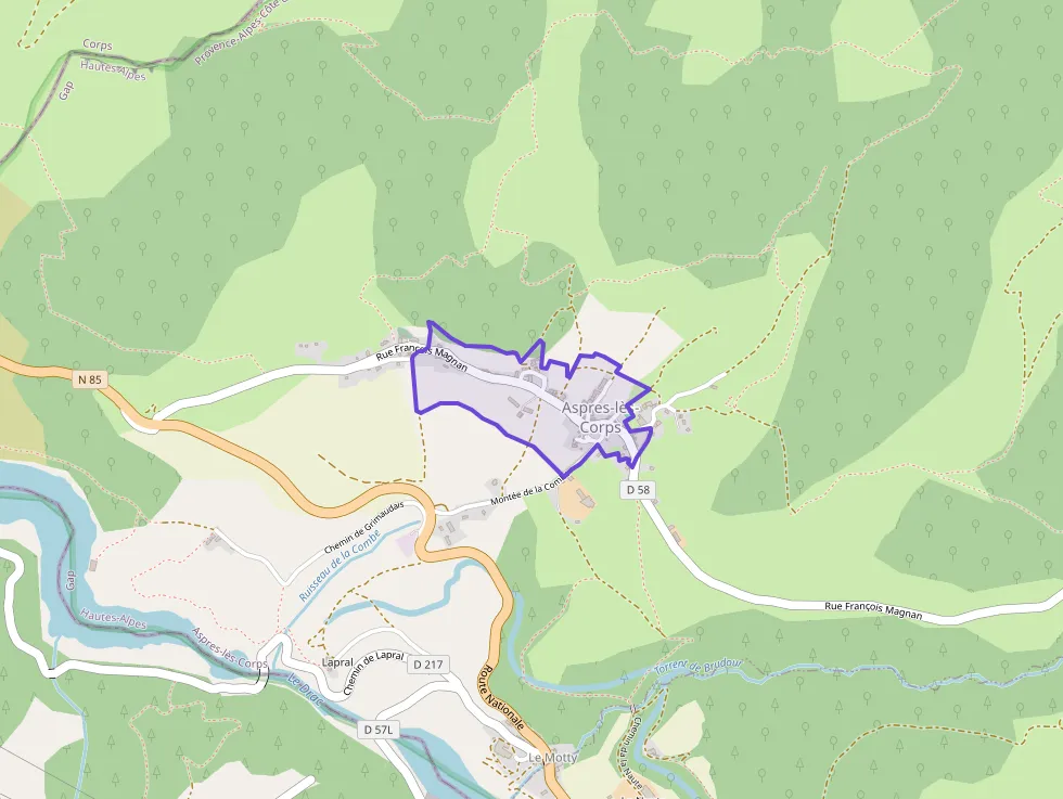 Appartement 32 m² une piece à vendre à Aspres-lès-Corps