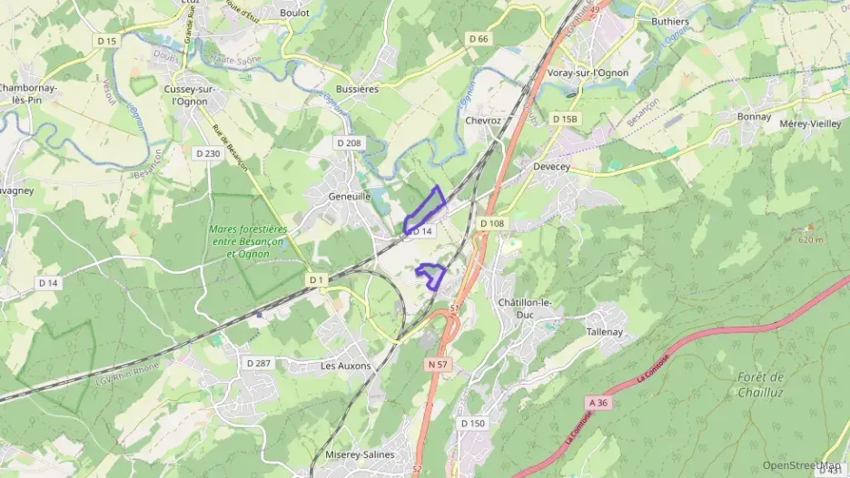 Appartement 46 m² deux pieces à vendre à Geneuille