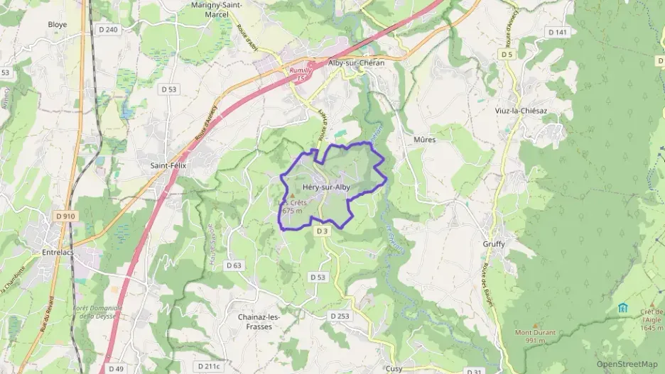 Appartement 50 m² deux pieces à vendre à Héry-sur-Alby