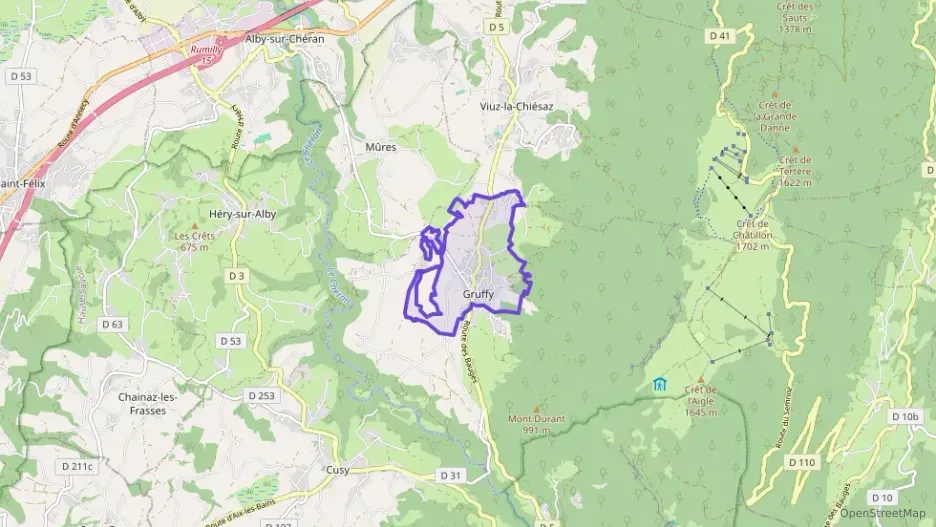 Appartement 60 m² deux pieces à vendre à Gruffy