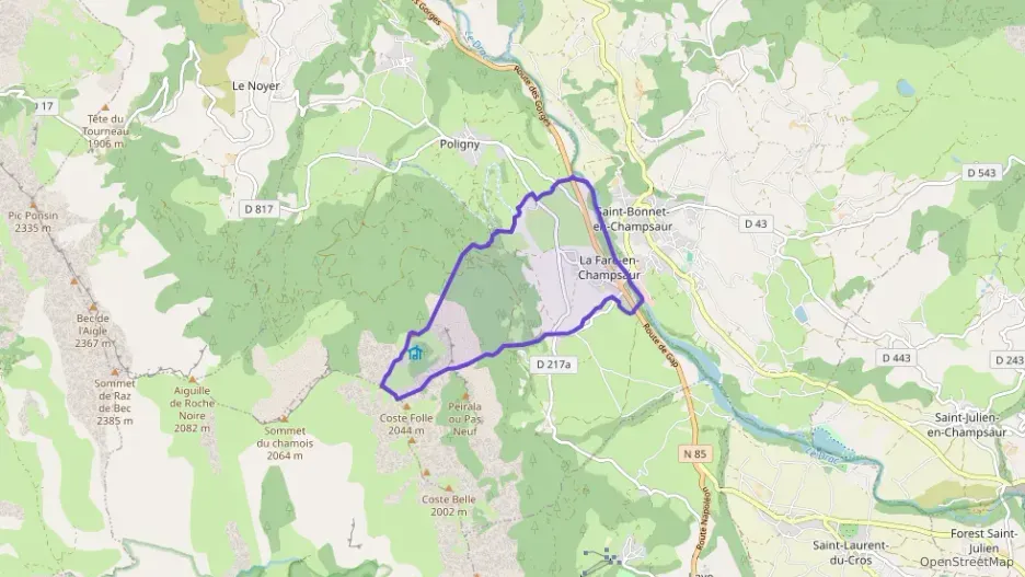 Appartement 54 m² trois pièces à vendre à La Fare-en-Champsaur Appartement 54 m² trois pièces à vendre à La Fare-en-Champsaur